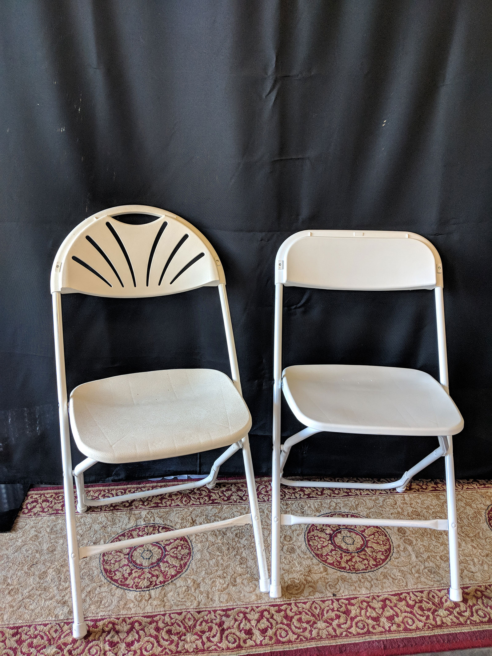 White Folding Chairs Rentals Brampton | KM Party Rental