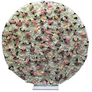 Round Flower backdrop