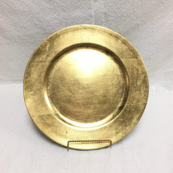 Charger plate- Gold plain