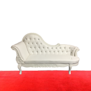 Love Seat- Chelsea Chaise white