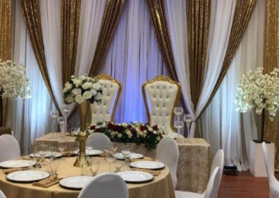throne chair event rental