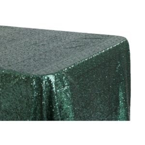 Emeral Green Sequins Table Rectangular Cloth 90by132