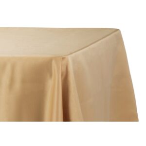 Gold Satin Rectangular Table Cloth 90by132