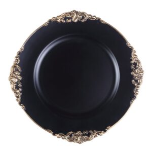 Gold Victorian Charger Plate