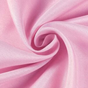 Pink Round Polyester Table Cloth 120inch