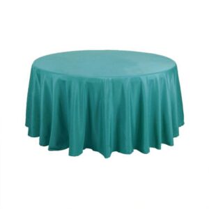 Turquoise Round Table Cloth 120 inch