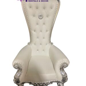 silver throne chair