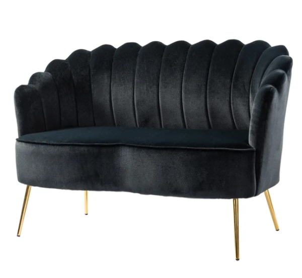 Monroe Black Velvet Chair | K&M party rental