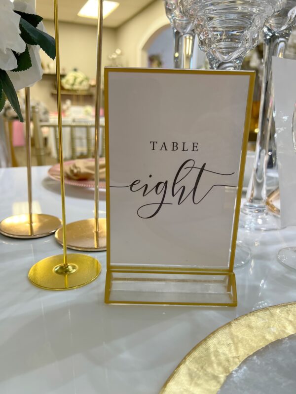 table set up